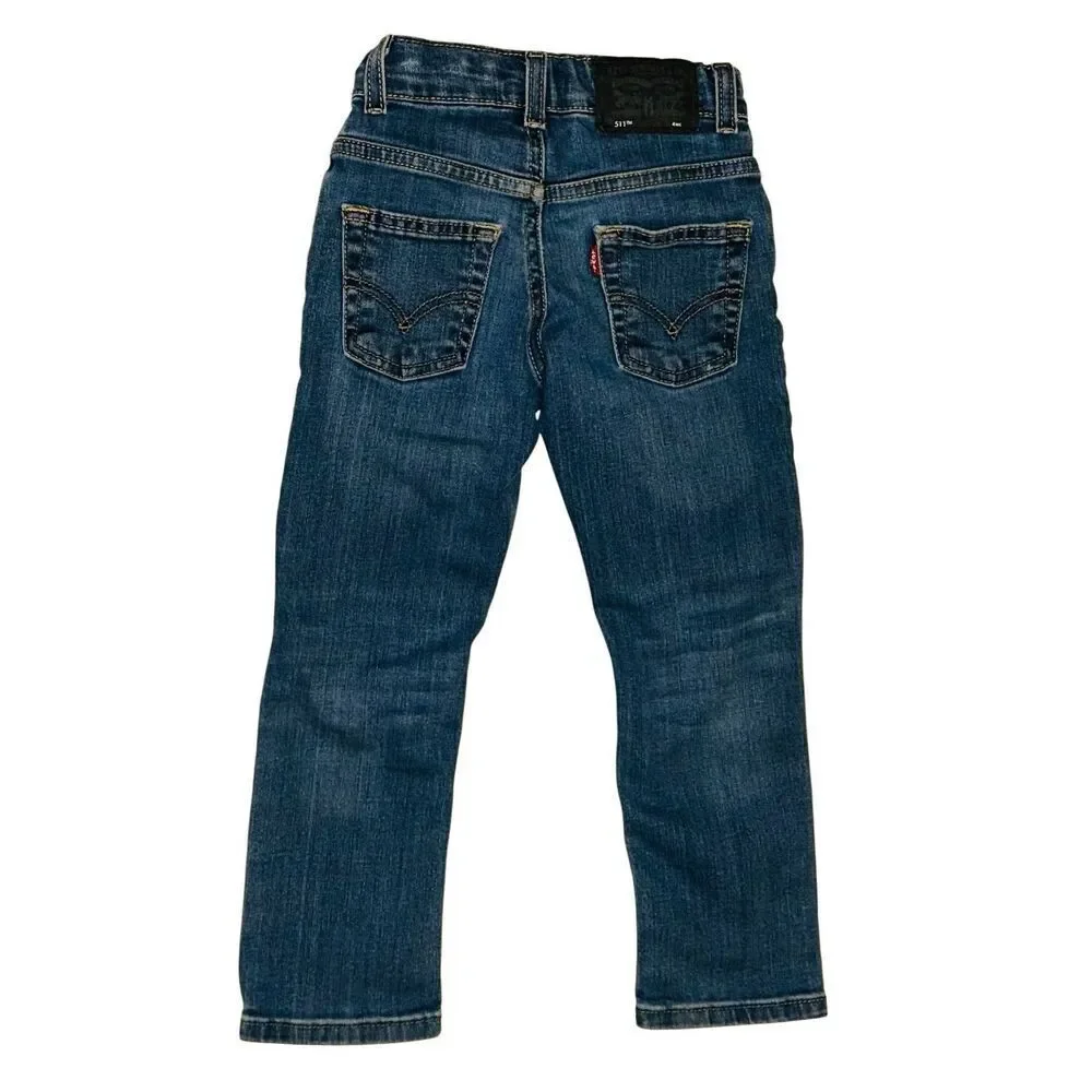 Levi’s Boys 2 Piece Jeans T-shirt Outfit Size S‎ 4-5